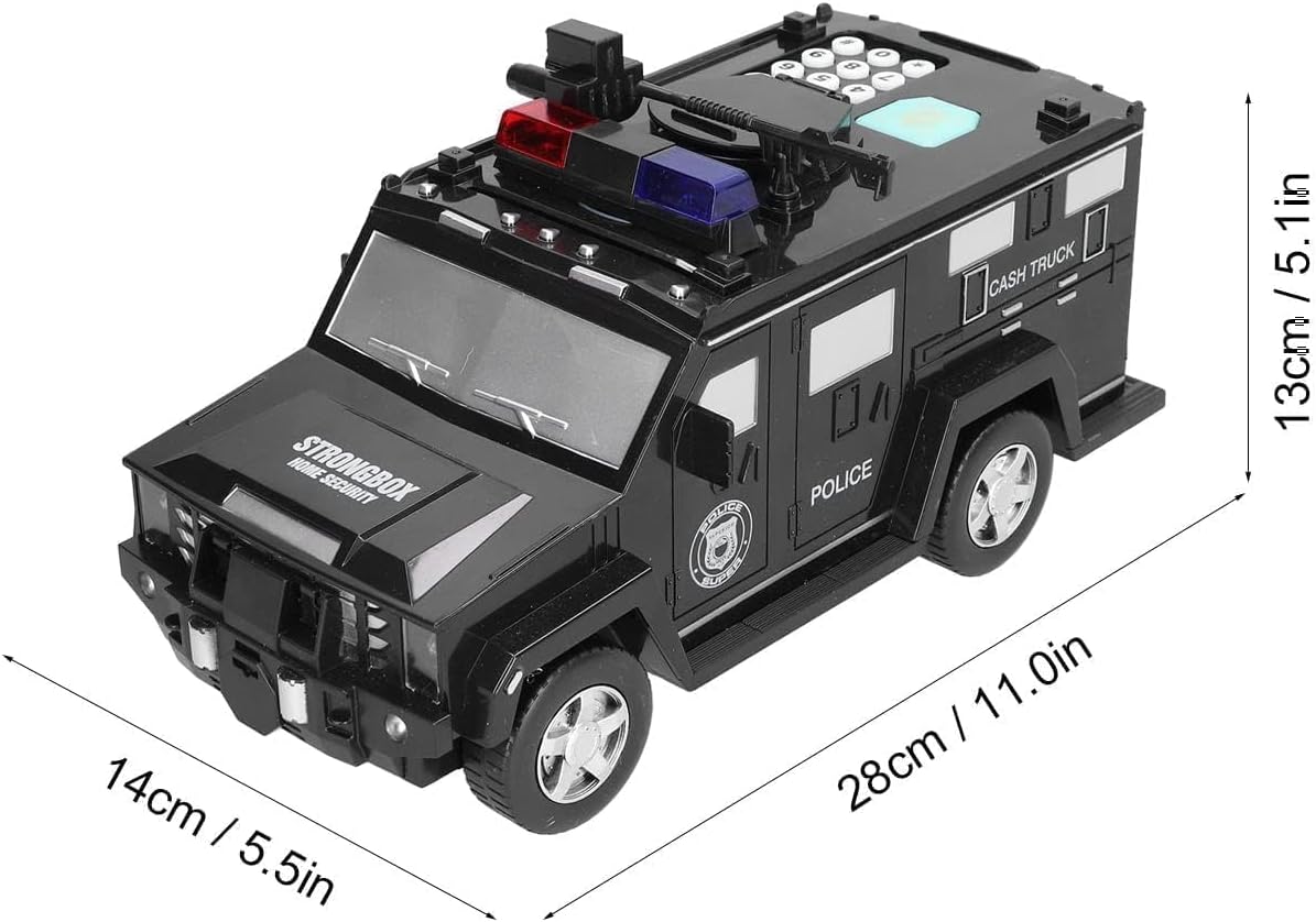 Armored Car Money Saving Box, Electronic Piggy Bank for Boys & Girls