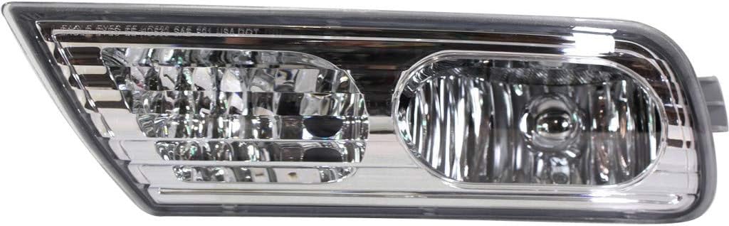 CarLights360 For 2007-2009 Acura MDX Fog Light Driver Side Assembly Unit AC2592107