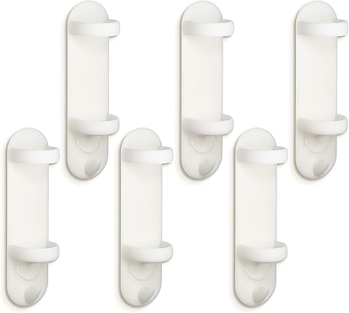 Miniatura 4 de Objects in Space Soporte pequeño para herramientas | Ganchos de montaje en pared para almacenamiento autoadhesivo, bolígrafos, marcador de borrado