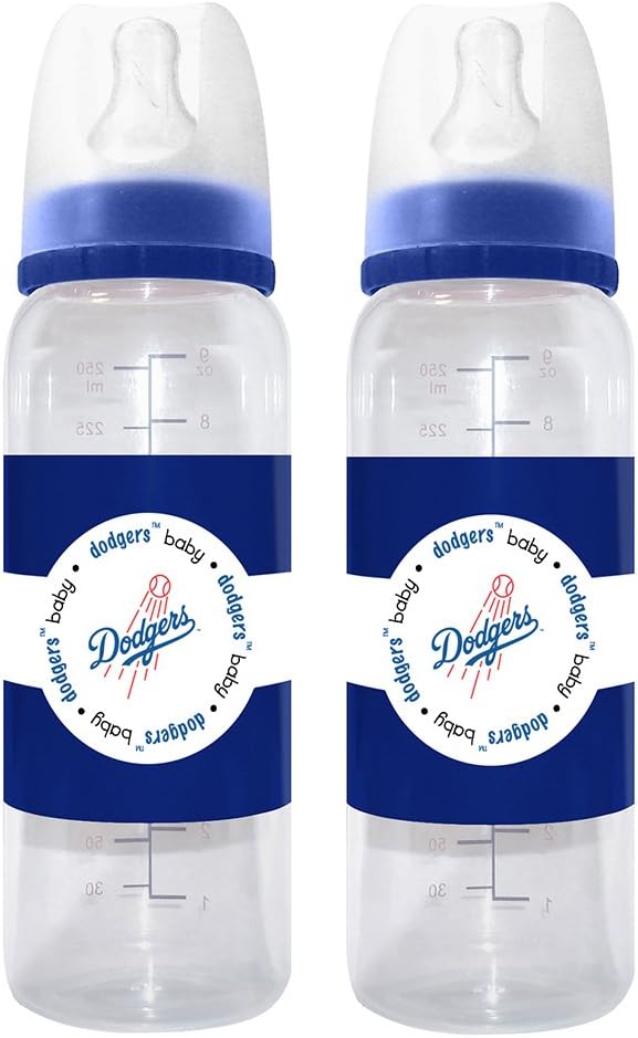 MLB Team 9-Ounce Baby Bottles, 2-Pack