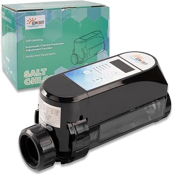 Salt Pool Chlorinator System, Salt Chlorine Generator for Above Ground Pool, Up to 20,000 Gallons Pool, Built in Wi Fi and Saltwater Swimming Pool System with Salinity Display