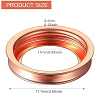 Vista 2 de Mudder 30 piezas de junta de tapón de drenaje de 12 mm, junta de tapón de drenaje de aceite de aluminio para motor, arandelas de aplastamiento