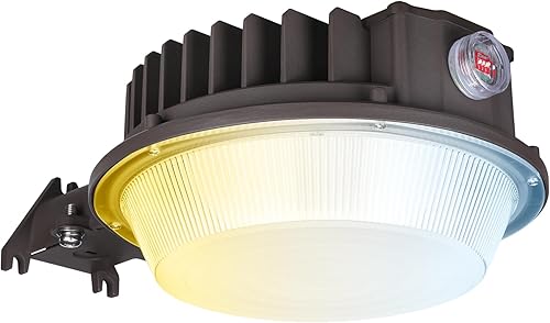 TORCHSTAR Luz LED de granero regulable de 120 W96 W72 W, 3 CCT, iluminación exterior LED del anochecer al amanecer, 120-277 V, brillo y color