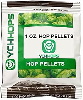 HopUnion 2014A Imported Hop Pellets for Home Brew Beer Making (German-Hull Melon), 1 oz