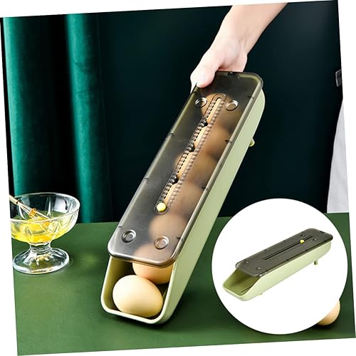 Miniatura 5 de TEHAUX 2pcs Egg Storage Box Lid Refrigerator Egg Tray Holder 7 Girds Carton Fridge Carrier Storage Case