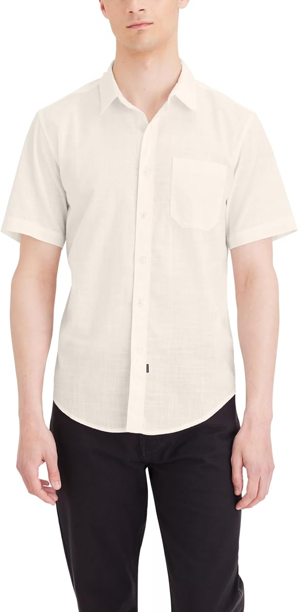 Dockers Camisa Dockers Ultimate de manga corta para hombre