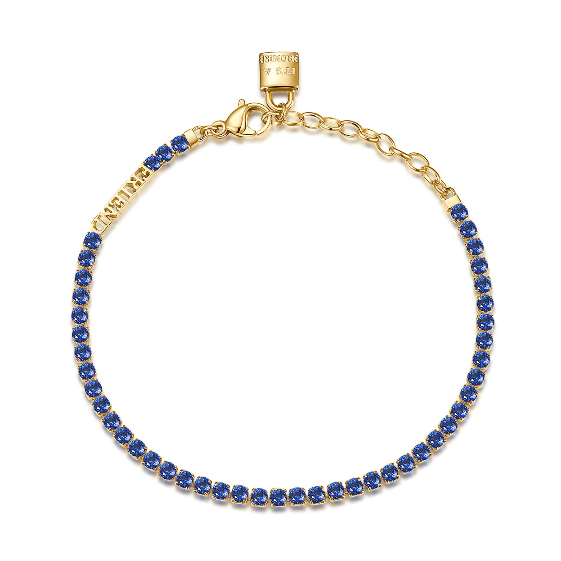 Brosway Bracciale Donna, Bracciale Tennis in Acciaio con Simbolo Lucchetto | Collezione Desideri - BEI059