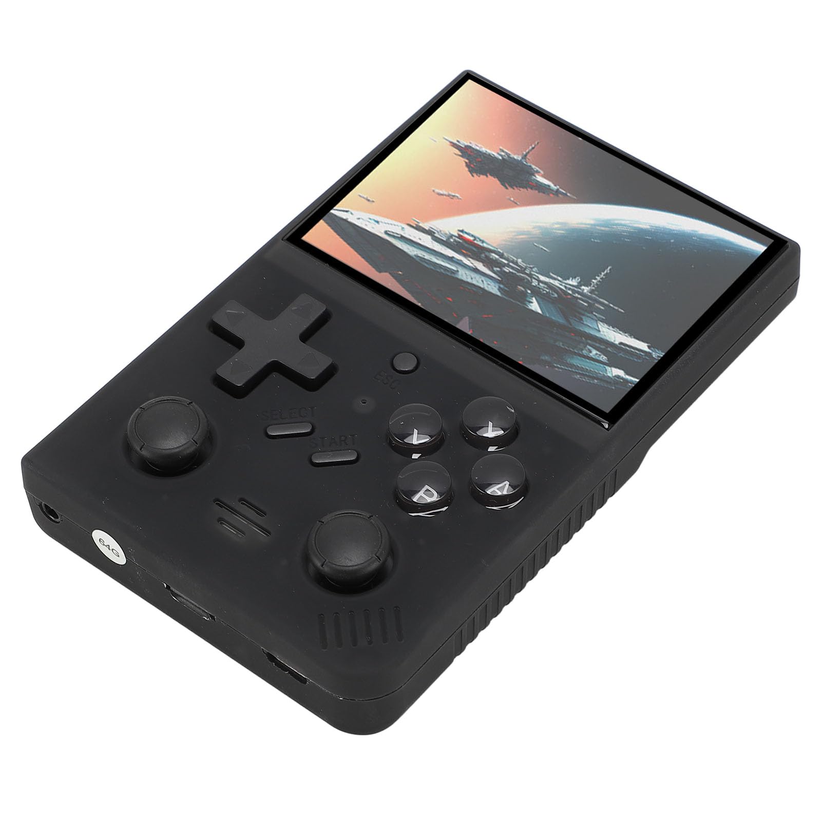 CHICIRIS Console per Videogiochi retrò Lettore per Videogiochi Portatile Compatto Display da 3,5 Pollici per Bambini in Campeggio da Viaggio (BLACK)