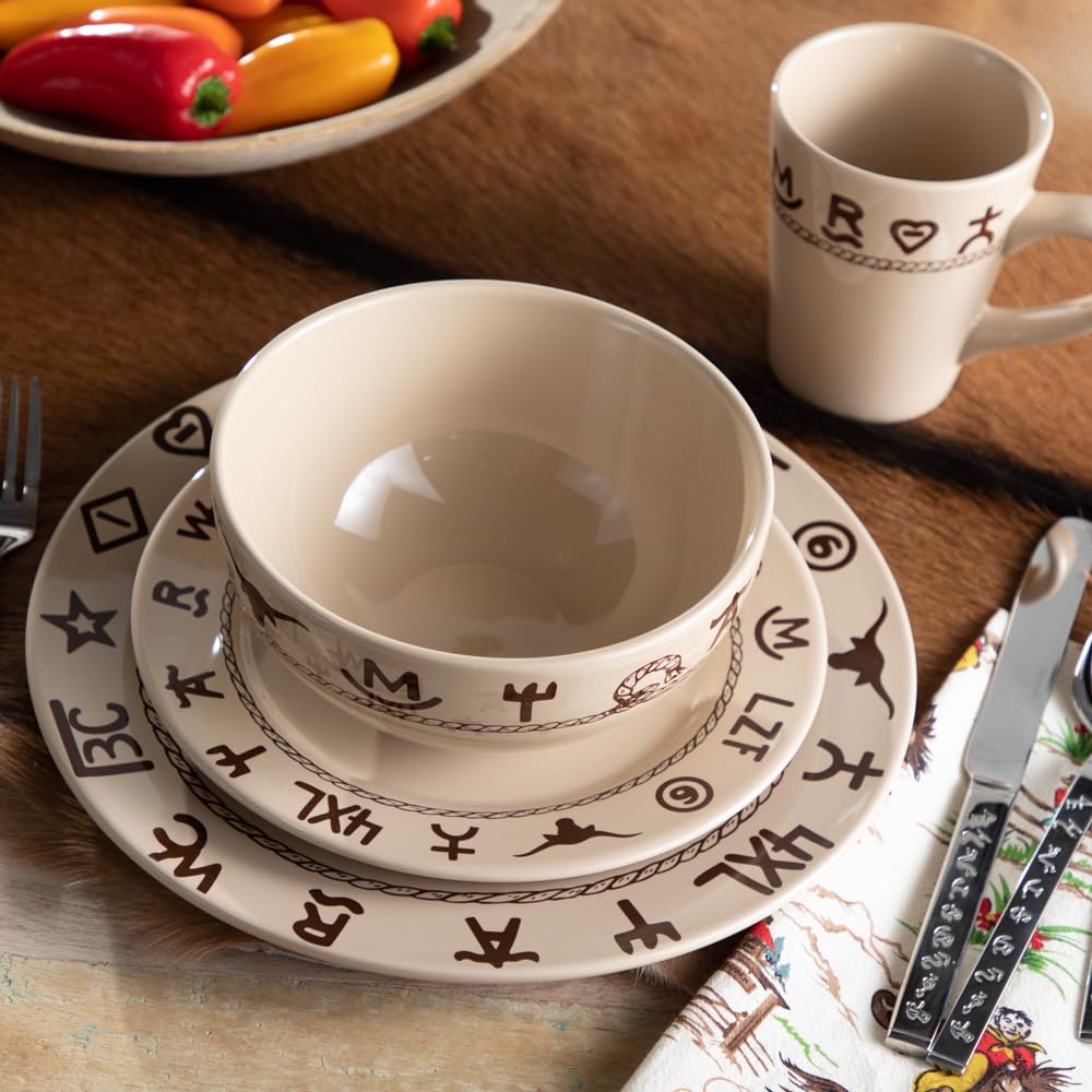 Branded 16 Piece Dinnerware Set