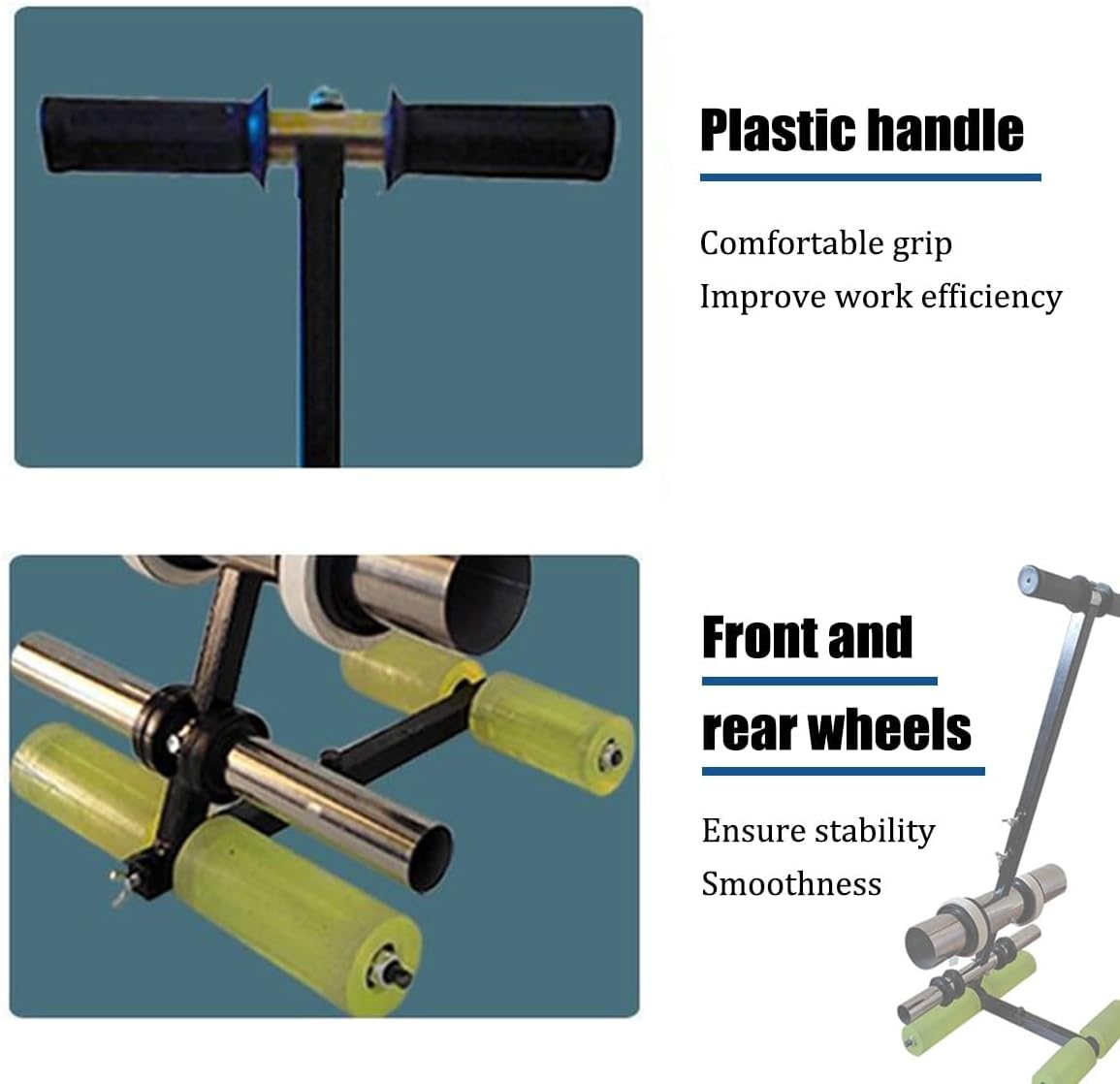 Hand Push Floor Marking Tool with Drawing Circle Kit Court Line Tape Machine Driveway Basketball Court Marking KitManual Floor Tape Applicator(