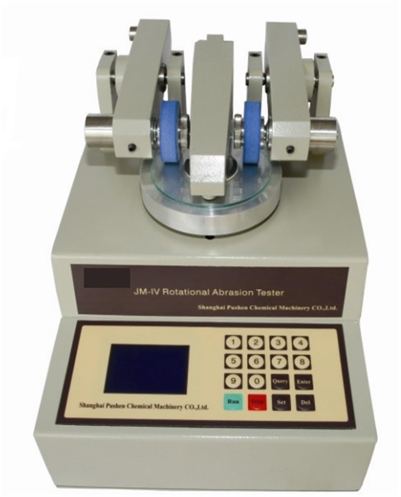 Urządzenie ścierne typu Taber Rotary Abraser abrader Tester ścieralności ASTM BS Normy ISO BRAND PUSHEN Dla początkujących do samodzielnego użytku