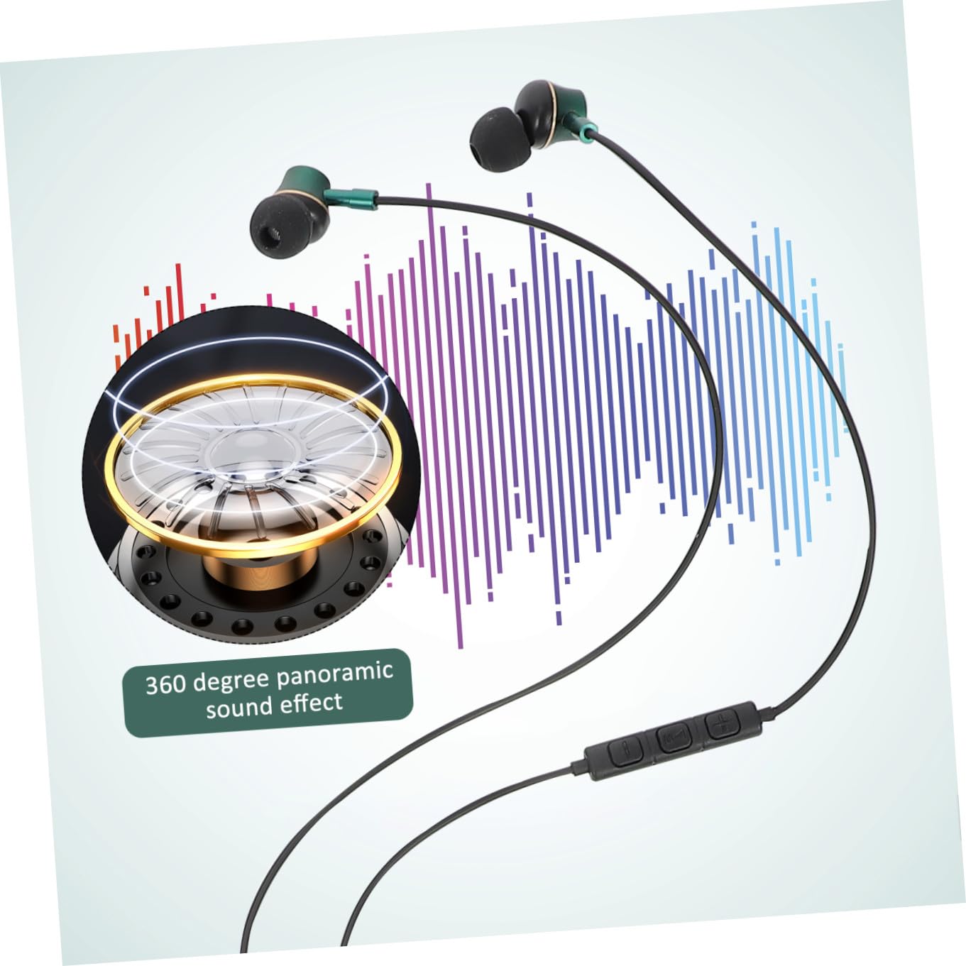 OSALADI 3pezzi Cuffie In-ear Usb c Microfono Controllo Cancellazione Compatibili Smartphone Comfort e Stabilità