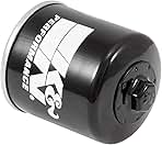 K&N Motorcycle Oil Filter: High Performance, Premium, Designed to be used with Synthetic or Conventional Oils, Wrench Off Nut: Fits Select Honda, Kawasaki, Triumph, Yamaha Motorcycles, KN-204-1