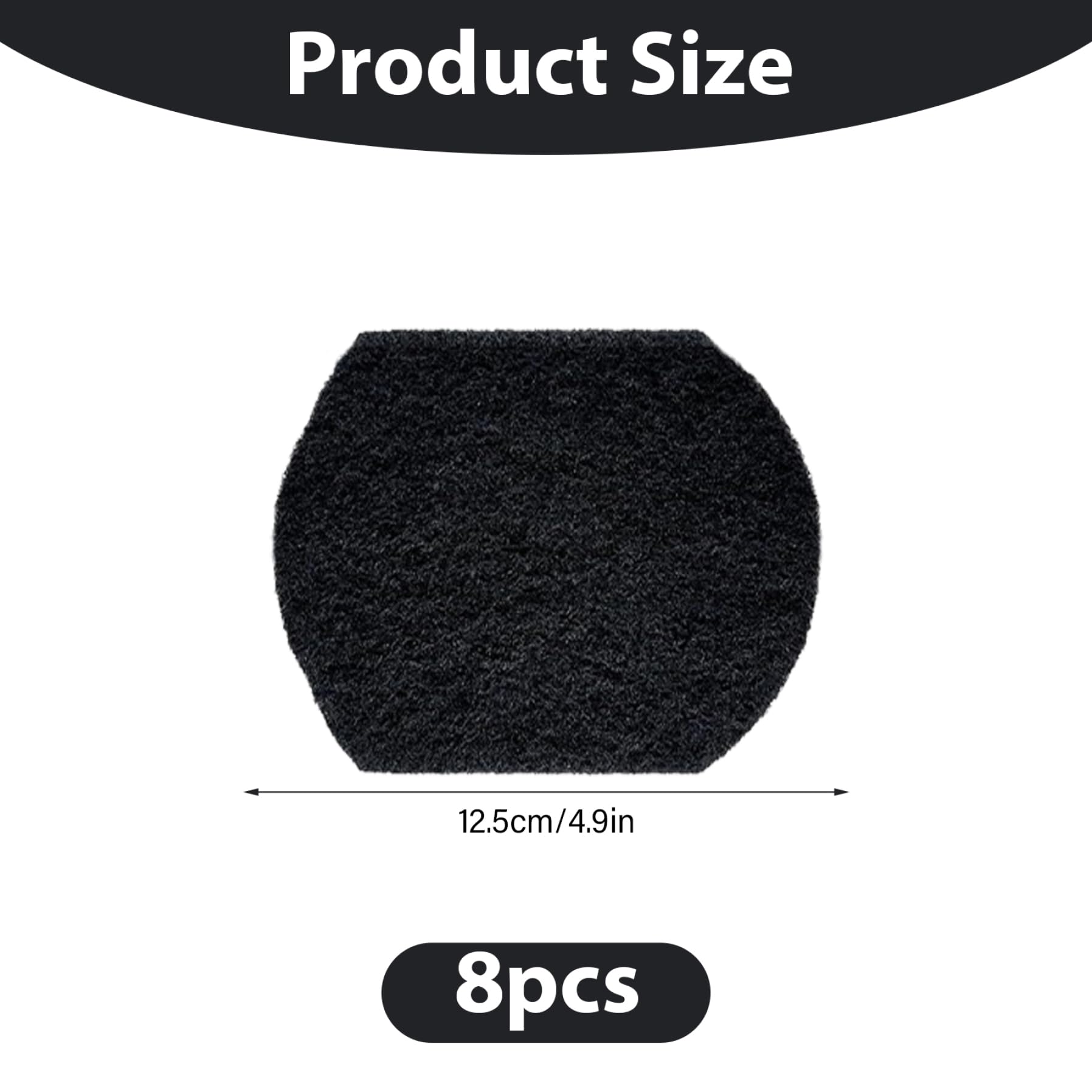 Désodorisant pour seau à couches 8 pièces, éliminateurs d'odeurs de seau à couches, filtres charbon actif absorbant les odeurs pour poubelle de bébé, éliminateurs pour