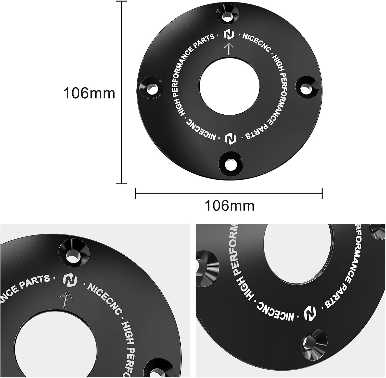 NICECNC Transmission Seal Guard Aluminum with Bolts Compatible with Can Am X3 Turbo 2017 2018 2019 2020 2021 2022 2023, Maverick X3 Max RR XRS XMR XDS 2020-2023, X3 RR RS DS Turbo 2022, See Fitments