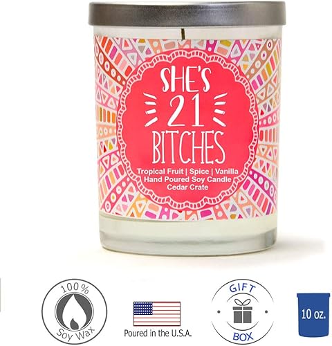 Miniatura 4 de Velas de soja aromatizadas de frutas tropicales, especias, vainilla Vela de tarro hecha en los Estados Unidos de América Aromaterapia decorativa de