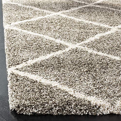 Image of Handwoven Microfibre 3D Rug for Living Room (L-Grey &Ivory, 7 X 10 Feet, Microfibre)