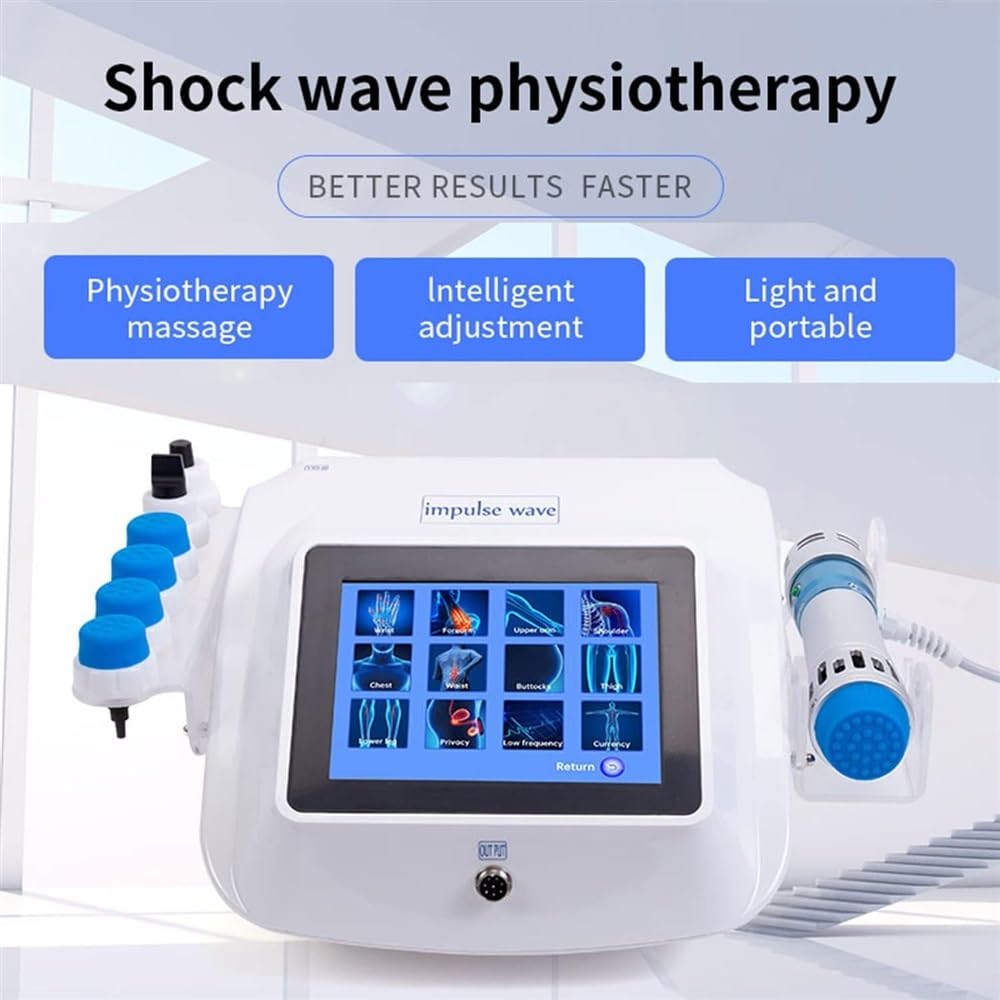 Macchina professionale for terapia ad onde d'urto ED, dispositivo for massaggio muscolare dei tessuti profondi, macchina for onde d'urto extracorporee ED, disfunzione rapida tramite massaggiatore dei