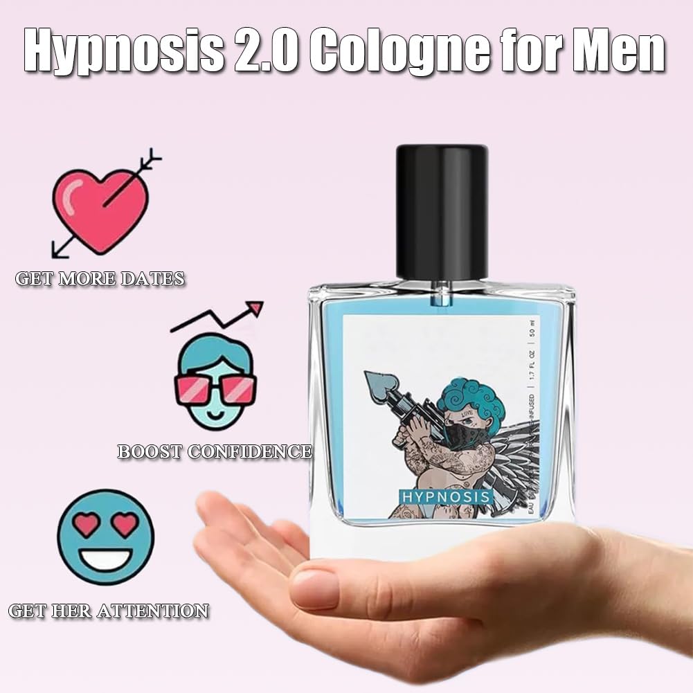Vingtank Hypnosis 2.0 Pheromone Cologne for Men - 50ml Long Lasting Scent, Enhance Attraction & Boost Confidence - Image 3