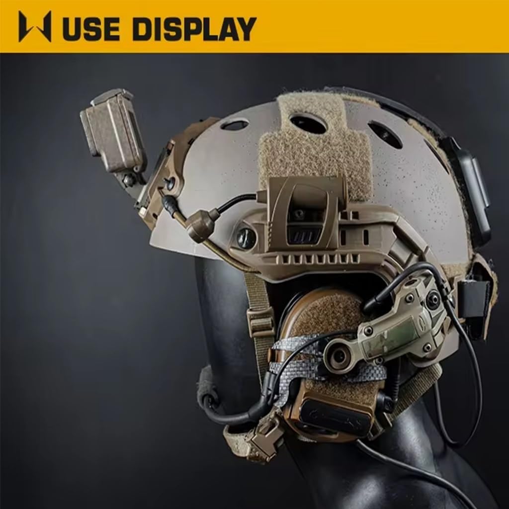 TS TAC-SKY Helm DREI Lichtfarben MPLS Adapter Zu Ops Core Und ARC Sicherheit Energiesparende Signallampe(LT-09-OD)