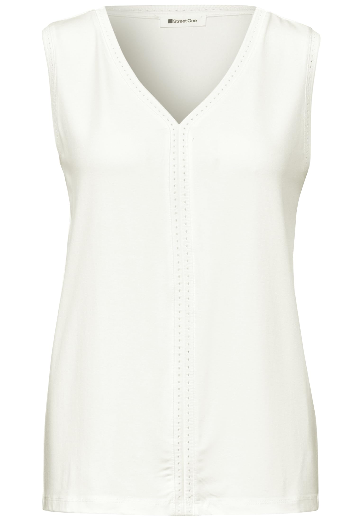 Street One 3230698 Top con Nastro in Crochet Donna (Pacco da 1)