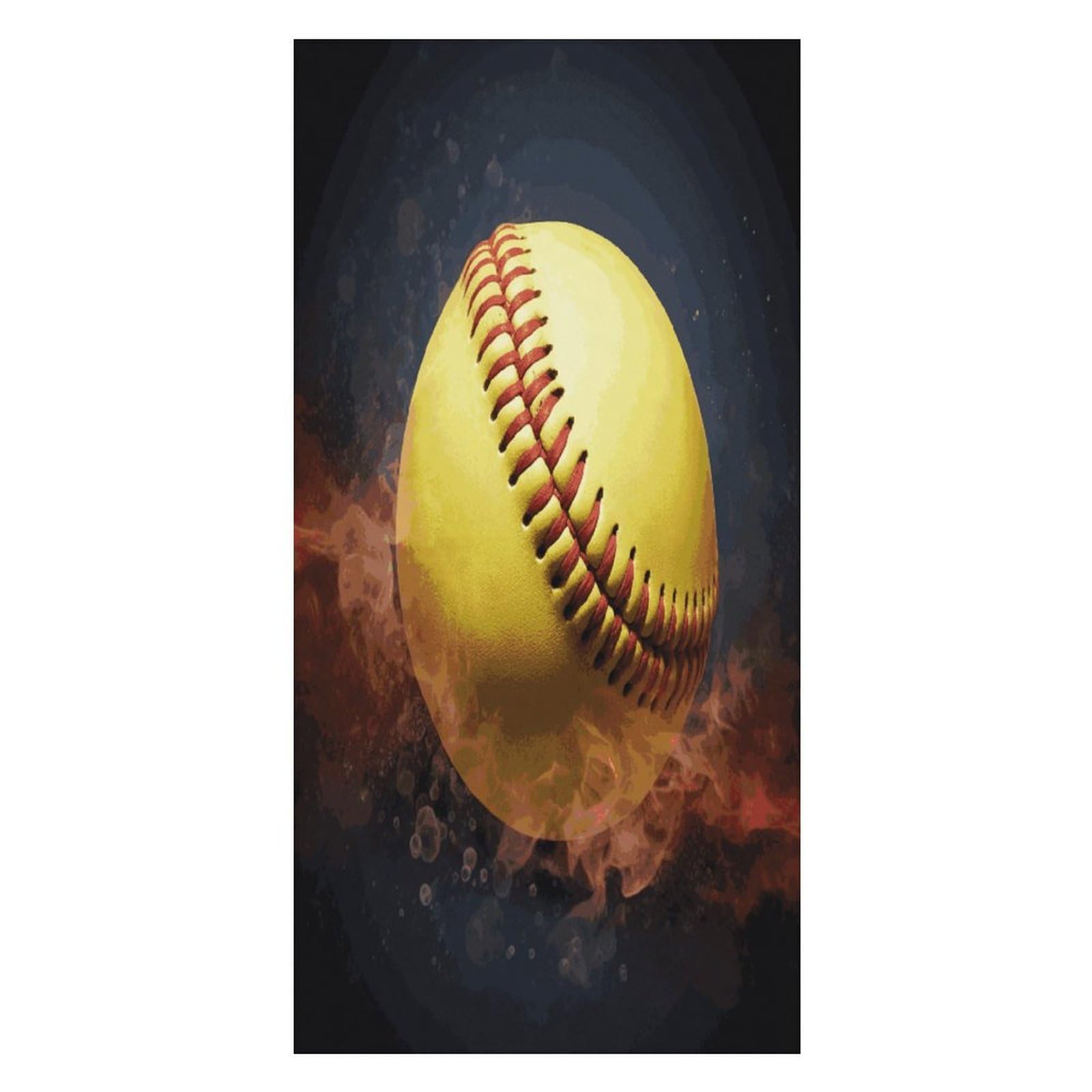 Adfgyerh Unisex Style Softball Bath Towels Beach Towel Lightweight Quick Dry, Bath Towel For Travel Sports Pool Swimming Bath Camping Yoga Adults160x80cm