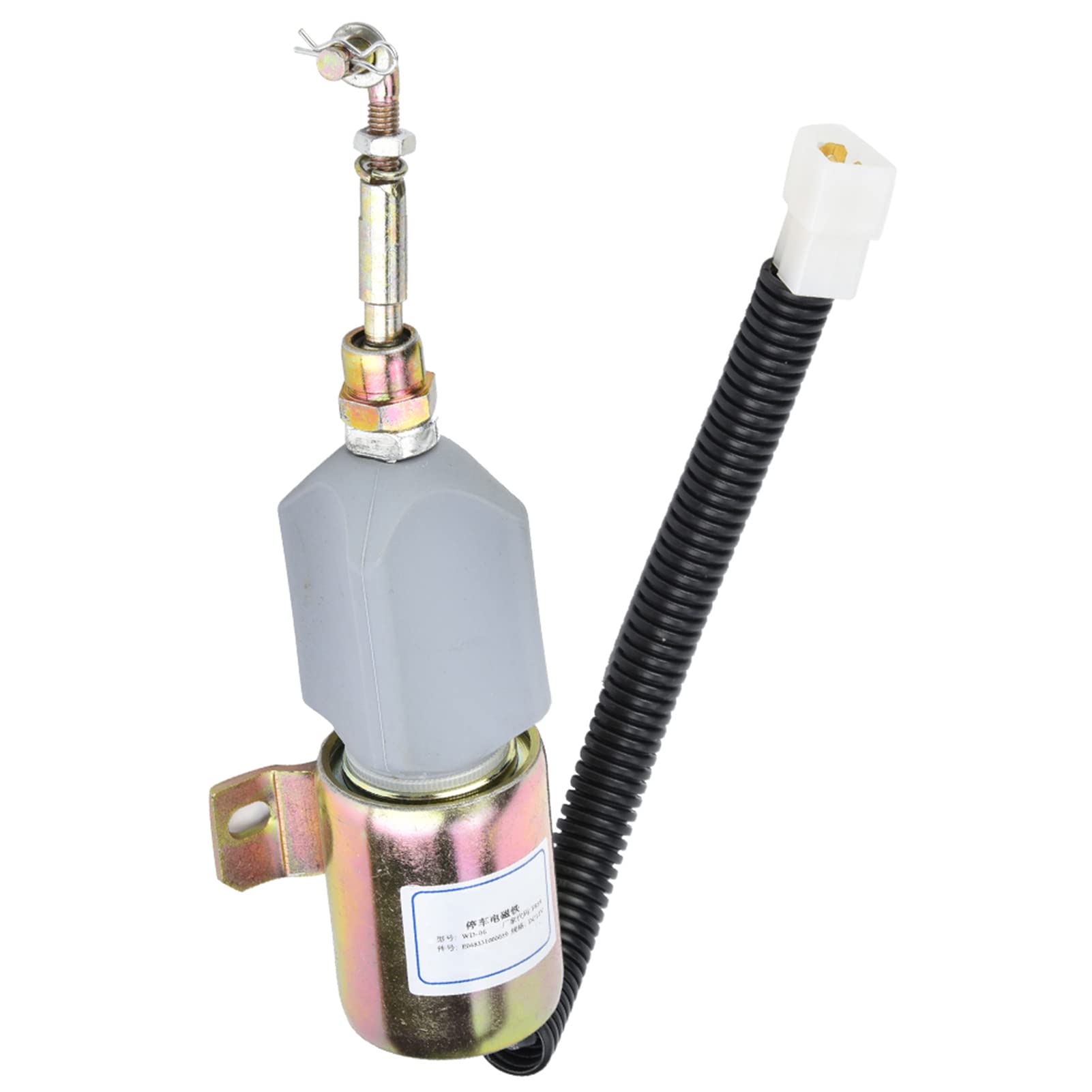 Tissting 12 V Diesel Fuel Engine Shut Off Stop Elettrovalvola di Ricambio Kit E483310000039 Fuel Stop Elettrovalvola Isuzu per La Macchina del Motore Diesel