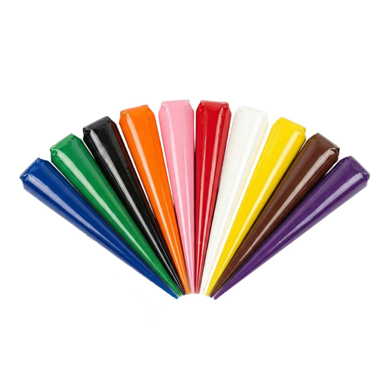 Srajan Ceramic Cones for Lippan Art, Mandana & Texture Art, DIY Decorative Projects – Ready-to-Use Nozzle Tip Cones for Craft on MDF Canvas Wood Glass (Multicolor)