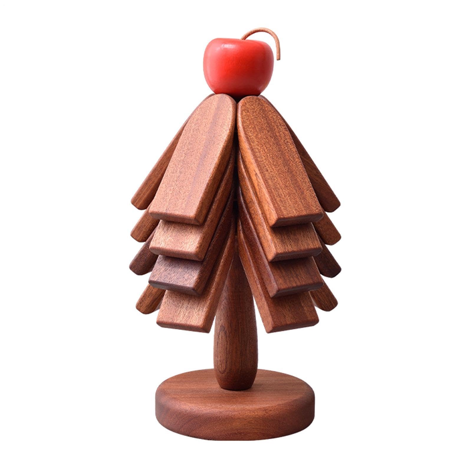 Tree Trivets for Hot Dishes | Rustic Heat Resistant Foldable Table Decor