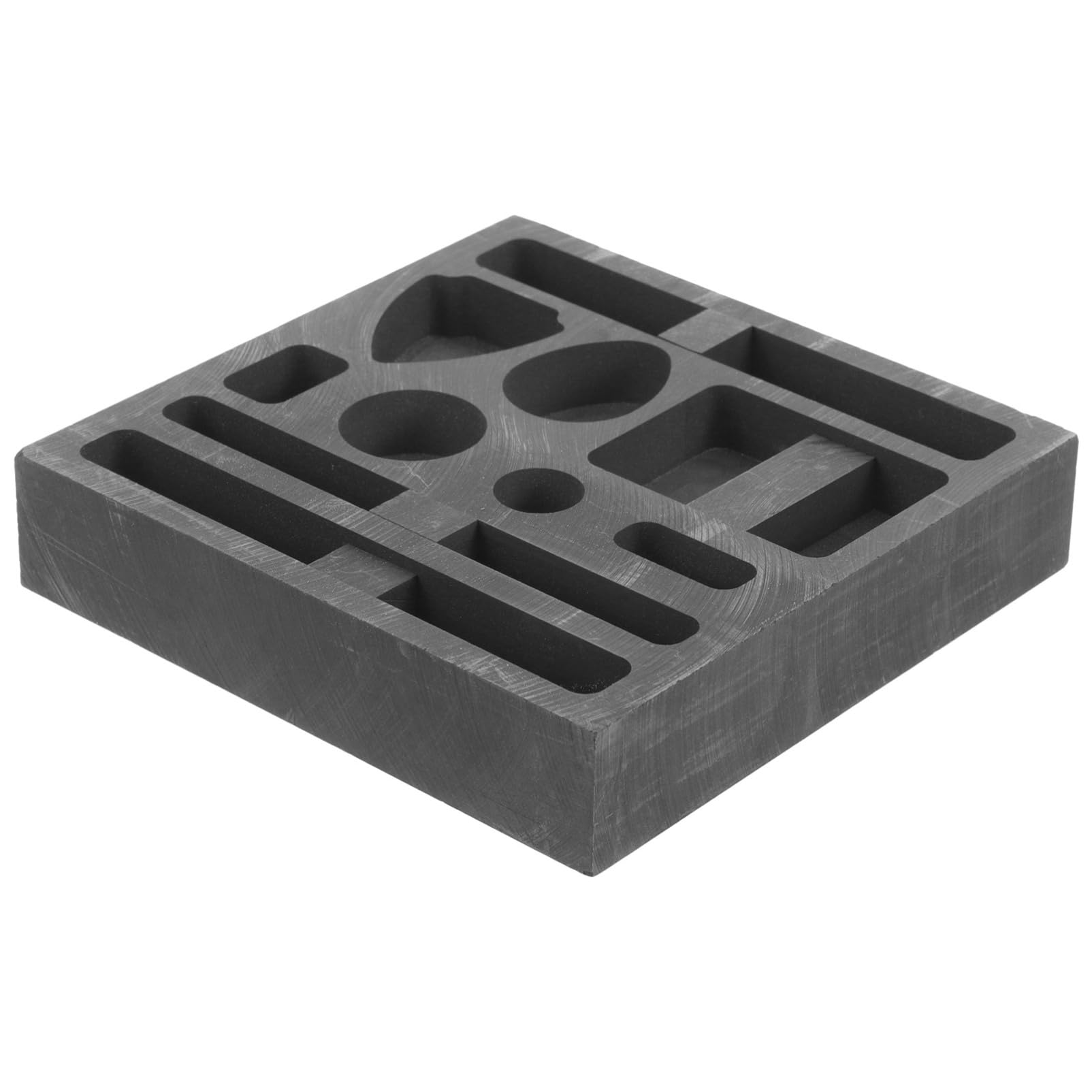 Operitacx Moule En Graphite 10X10X0.79In Pour Coulée Métalliques Outil De Fusion Réutilisable Pour Bijoux Et Fonderie Industrielle
