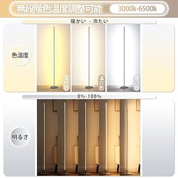フロアライト 無段階調光調色 三色切り替え 間接照明リモコン付き日本語取扱書付 フロアライト 無段階調光調色 三色切り替え 間接照明リモコン