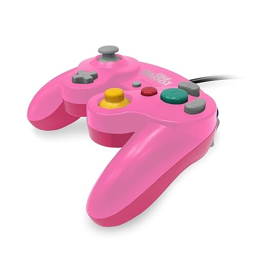 Vista 2 de Old Skool GameCube Wii Compatible Controller - Pink Special Edition