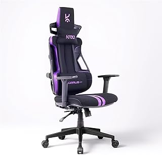 Cirrus Ergonomic Gaming Chair I Adjustable Neck & Lumbar Support, 3D Armrests, and Durable Metal Base for Ultimate Gaming Comfort