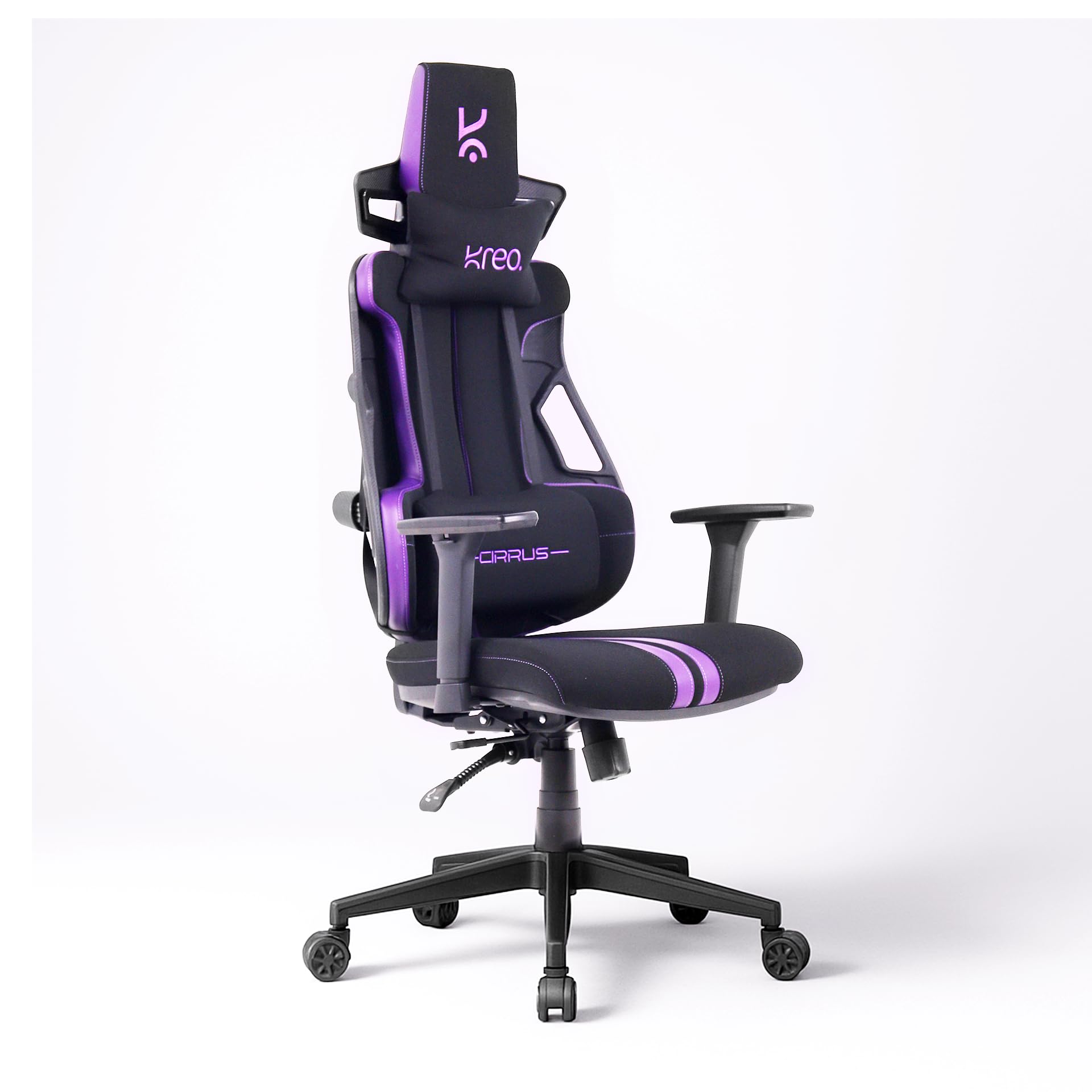 Cirrus Ergonomic Gaming Chair I Adjustable Neck & Lumbar Support, 3D Armrests, and Durable Metal Base for Ultimate Gaming Comfort