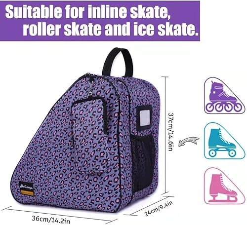 Miniatura 2 de Holisogn Bolsa de patinaje en línea y ruedas, bolsas de alta calidad y moda para niños, niños, adolescentes, adultos