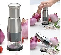 Vista 5 de Food Chopper Easy To Manual Hand Vegetable Dicer Dishwasher Safe For Onions Garlic Vegetable Chopper Manual Dicer Cutter Grater