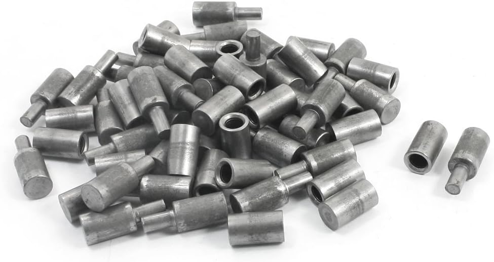 Home Door Door Hardware & Locks Window Part Male to Female M/F Cylinder Shaped Metal Grease Hinge Pin 32mm x 10mm Latches & Bolts 30 Pairs