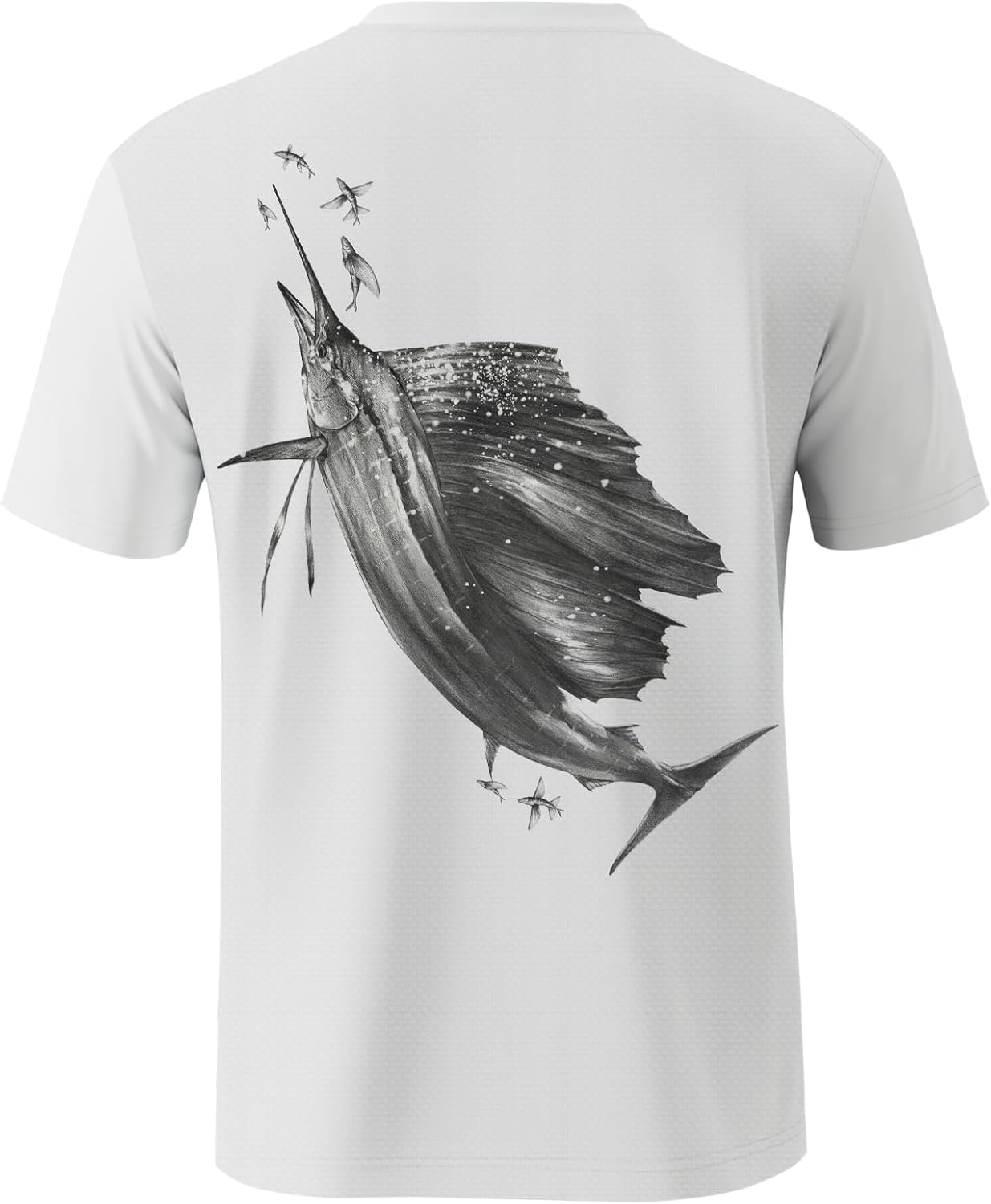 Palmyth Mens Fishing Shirts UPF 50+ Sun Protection Short Sleeve UV T-Shirts Breathable Quick-Dry