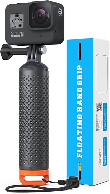 Sametop Floating Grip Camera Handle Compatible with GoPro Hero 11, 10, 9, 8, 7, 6, 5, 4, Session, 3+, 3, 2, 1, Hero (2018), Fusion, Max, DJI Osmo Action Cameras