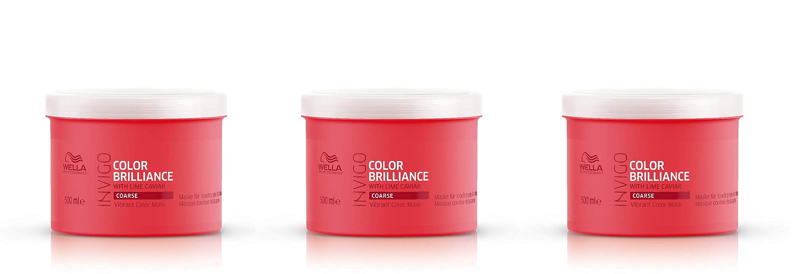 WELLA INVIGO Color Brilliance Mask – Kräftiges Haar, 2x500 ml, Neu