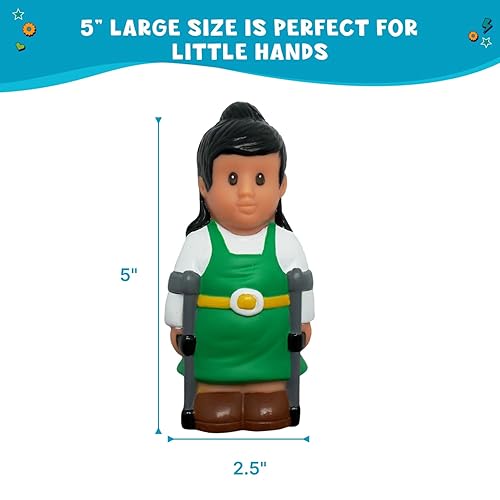 Miniatura 7 de Get Ready Kids Figuras de juego de amigos con discapacidades