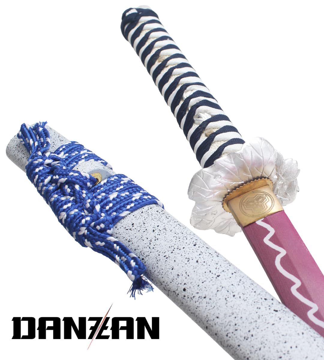 Danzan Katana Bois Red Thunder Sabre en Bois Epee Katana Japonais Sabre Japonais - Lame Bois