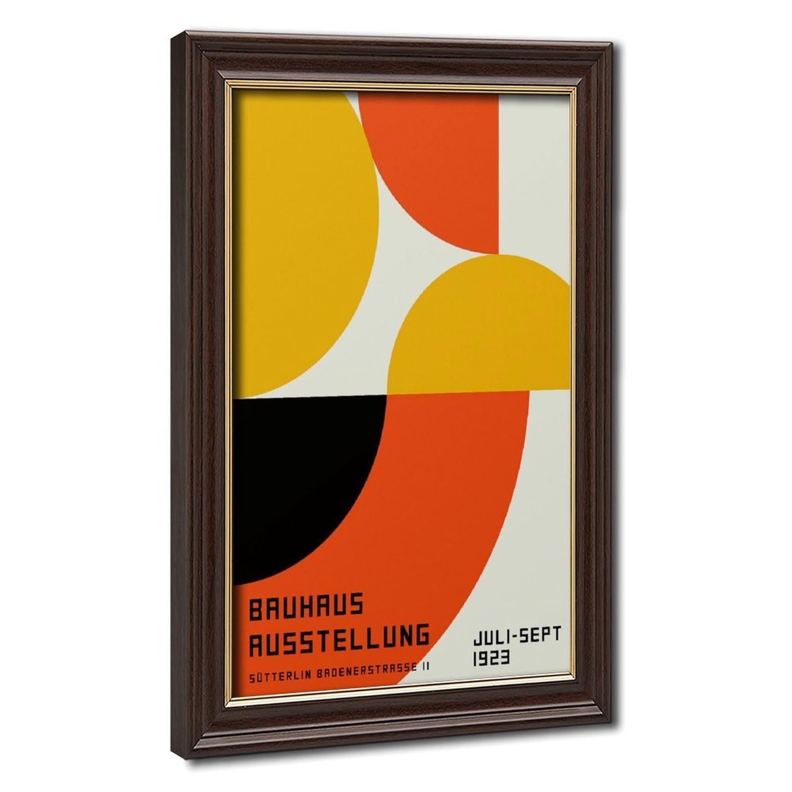 Bareronor Bauhaus Ausstellung 1923 Canvas Poster Bedroom Decor Landscape Office Room Decor Gift 8" L X 12" W