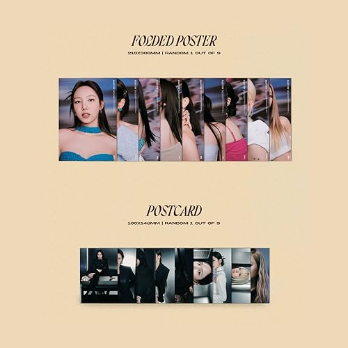 Miniatura 4 de Dos veces  12 álbum Listo para ser (BE Ver.) libro de fotos + CD-R + póster plegado + postal + tarjeta de fotos de mensaje + tarjeta de fotos +