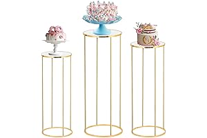 Round Pedestal Stand for Parties