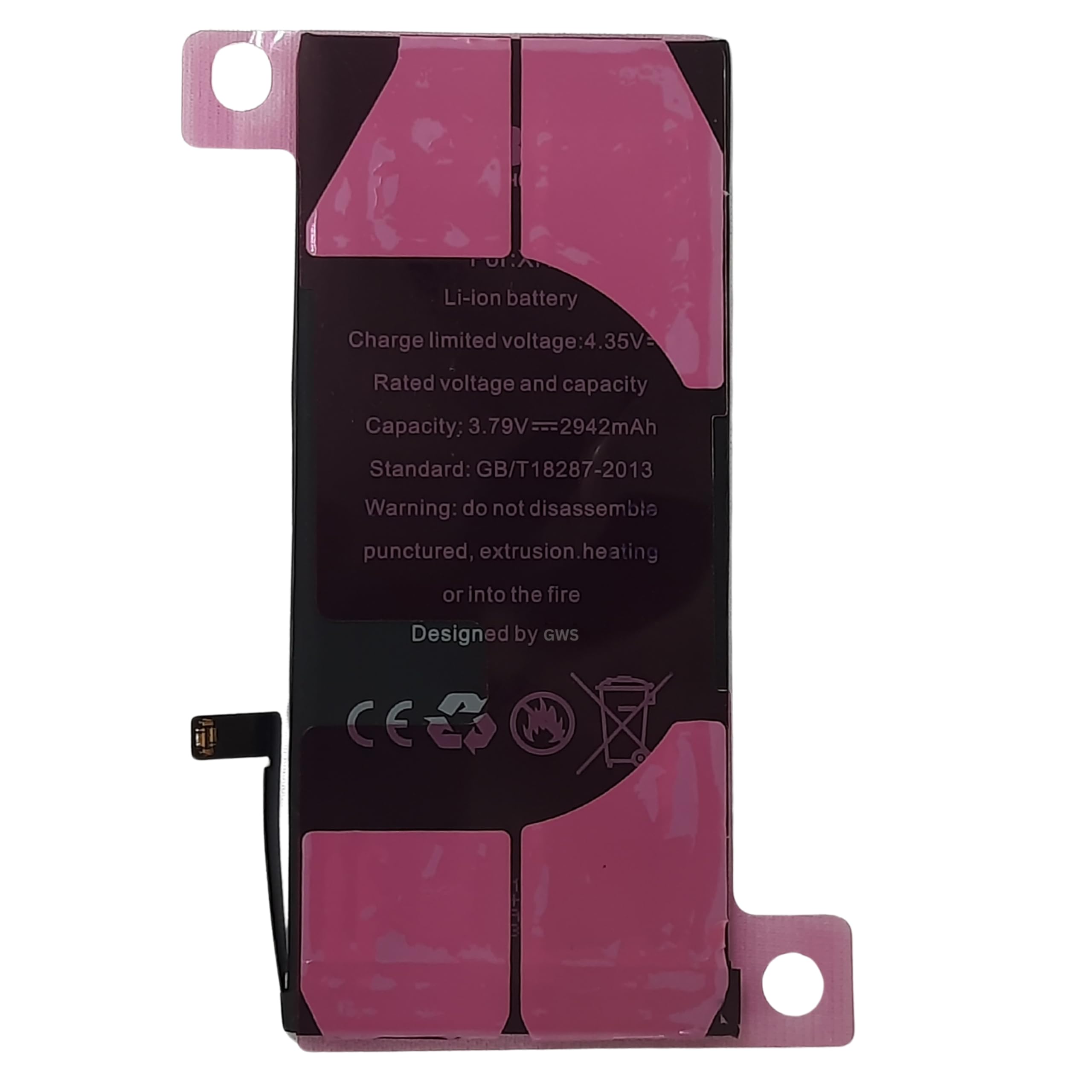 GWS Original 2942 Mah Compatible Battery for Apple iPhone XR 