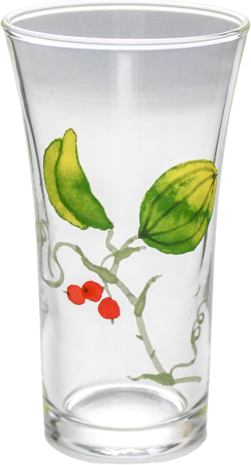 Otsuka Glass 130-218-3-N Edo Kiriko Funabashi Kaleidoscope Beer Glass Cup, Approx. 5.6 fl oz (160 ml), Small, Single Size Cherry Blossom, Ruri, Blue, Made in Japan