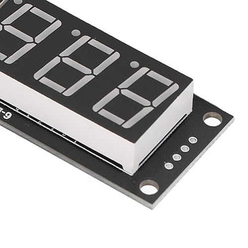 Miniatura 7 de Módulo de visualización de tubo digital, 6 segmentos digitales LED 6 dígitos 7 segmento 0.56 pulgadas TM1637 chip de unidad accesorio rojo