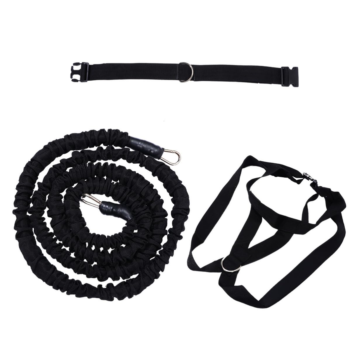 Banda de Resistencia para Ejercicios Cuerda de Tracción para Yoga Cuerda de Entrenamiento Elástica para Fitness y Entrenamiento de Cintura y Piernas