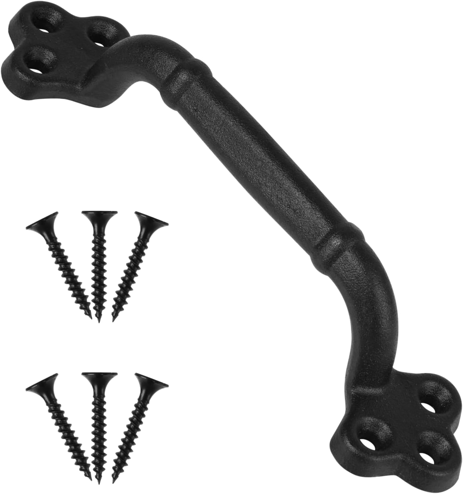 SWEWARM Door Pull Handle - 9’’ Rustic Gate Handle : Amazon.co.uk: DIY ...